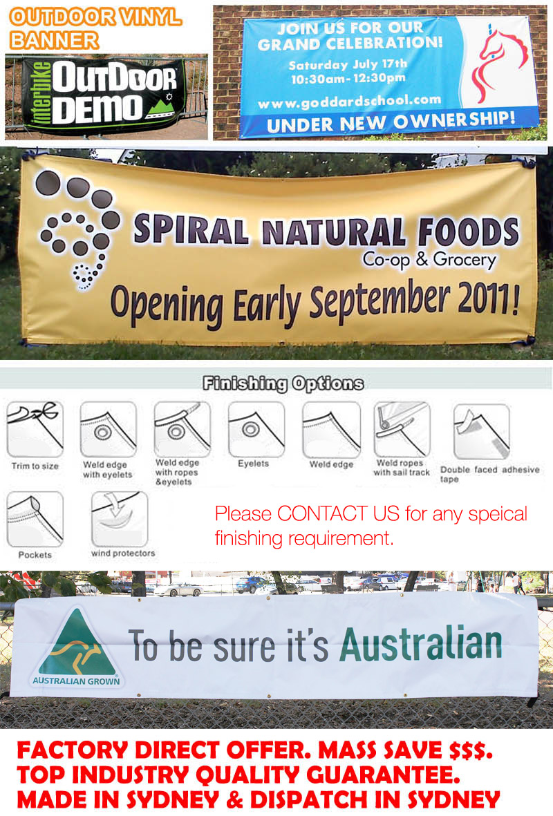 vinyl banner