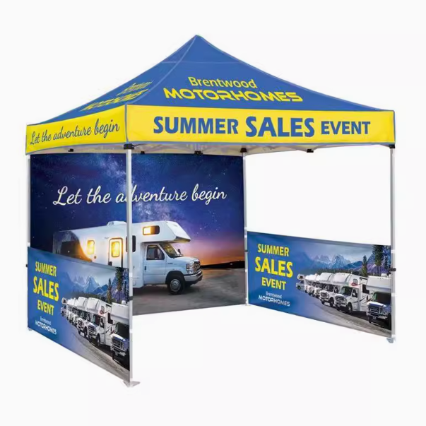 3x3 custom branded marquee gazebo printing