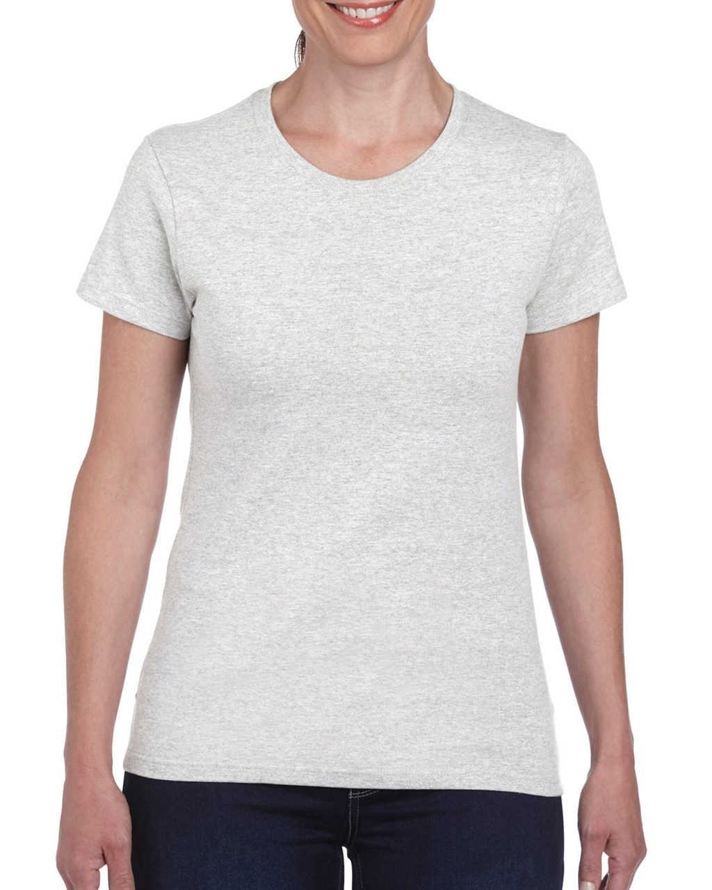 Adult T-Shirt Gildan Heavy Cotton 5000L Ash Grey