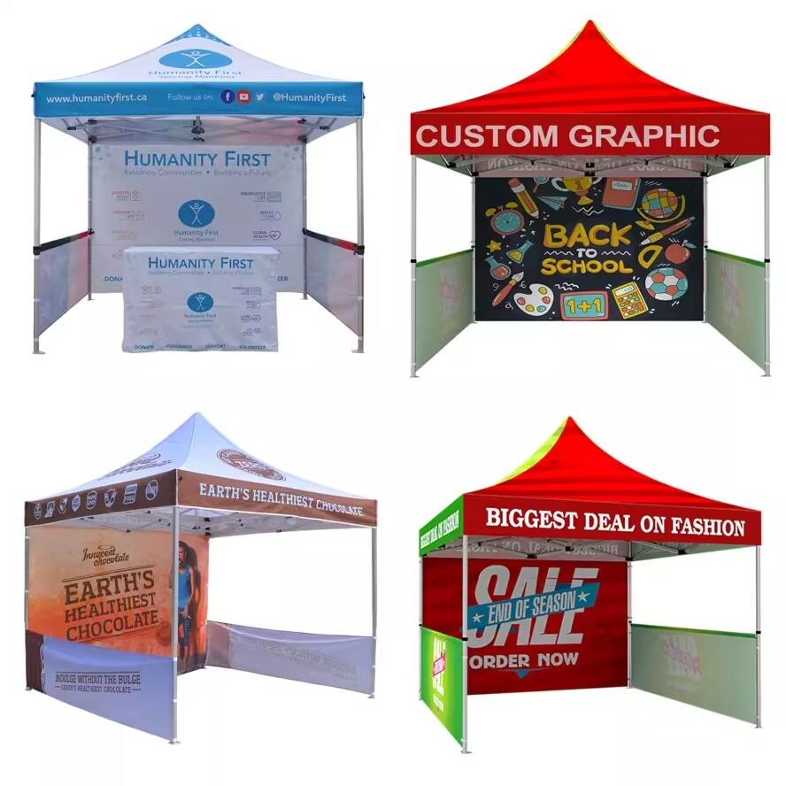custom branded 3x3 marquee gazebo canopy printing