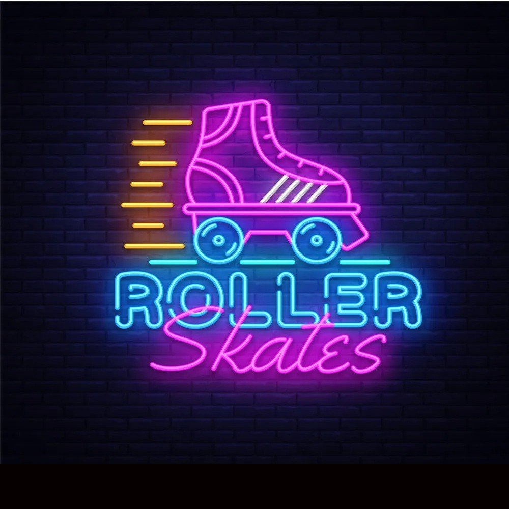 Get Your Skates On Neon Signs