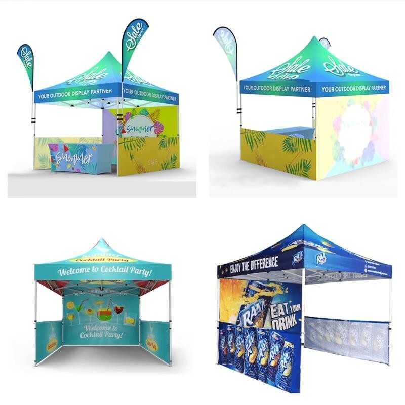 custom printed 3mx3m marquee gazebo canopy