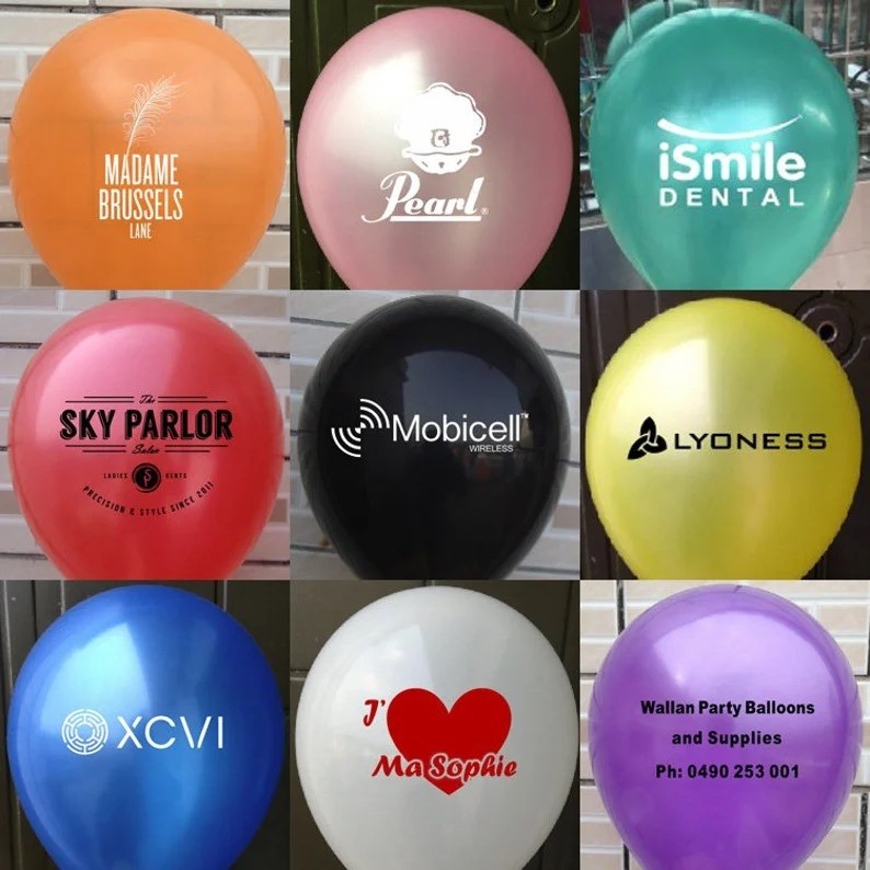 Custom Printed Metallic Balloons