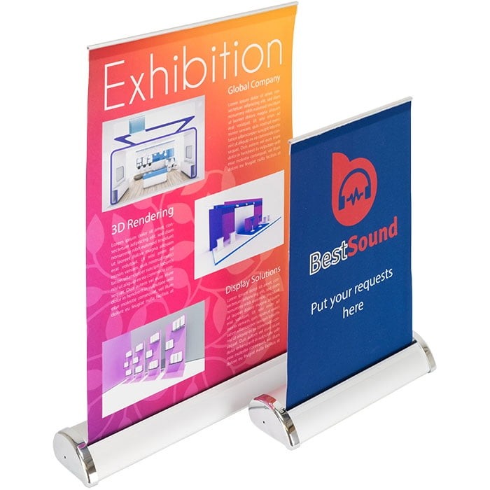 A4 A3 DESKTOP MINI PULL UP BANNER | ROLL UP BANNER
