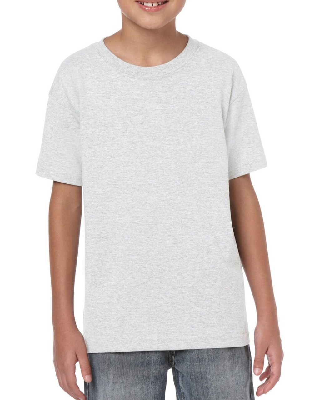 Kids T-Shirt Gildan Heavy Cotton 5000B Ash Grey
