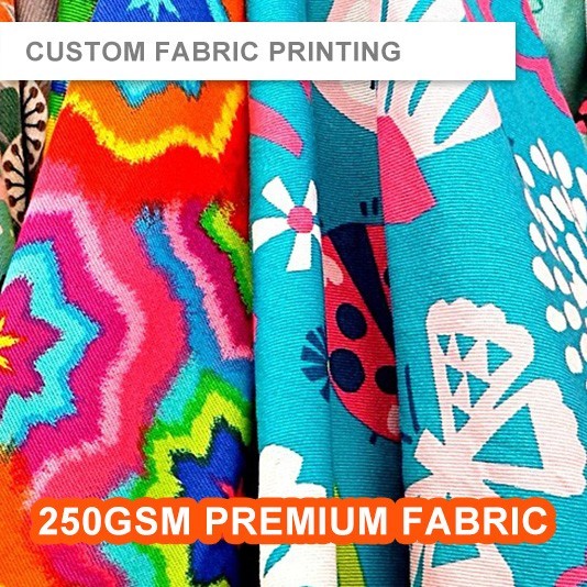 Fabric Printing - Single Side - 250gsm Premium Fabric (up to 3M X 50M NO JOINT PRINTING)