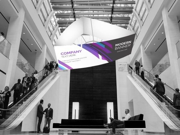 Sky Tube Curved Triangle Hanging Banners