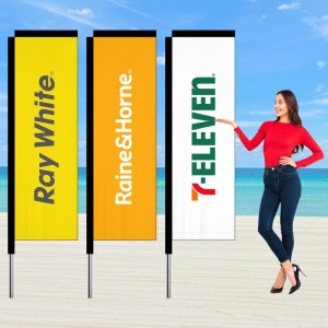 2.7m Rectangle Flag Banner Rectangular Flags Banners