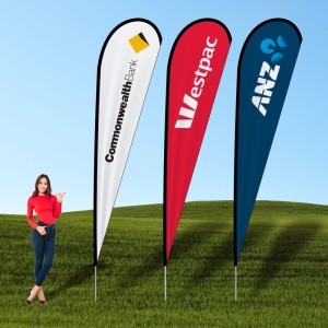 4.5M TEARDROP FLAG BANNER