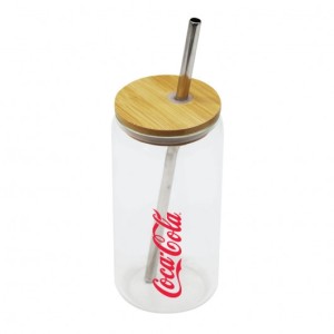 500mL Straw Glass Tumblers Printing 