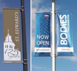 custom street flags pole flag street banner printing