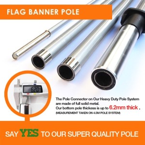 Feather  Banner Flag Pole