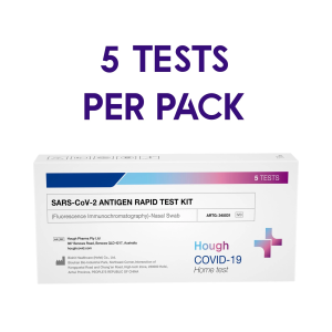 AVAILABLE FROM 14/JAN***   HOUGH -  Nasal Swab Covid Antigen Rapid Test Kit - For Home Self-test 