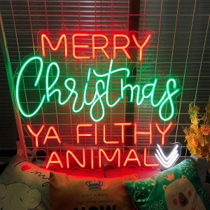 MERRY CHRISTMAS NEON SIGNS