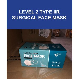 EEXI Level 2 TYPE IIR Disposable Medical Surgical Face Mask - Surgical Mask Medical Face Mask, BFE>98% (CE Certified, TGA  ARTG Listed)