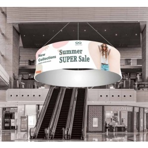 Circular Round Circle Trade Show Ceiling Hanging Banners