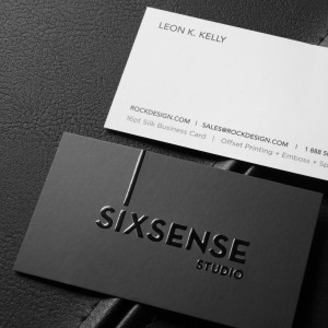 Scodix UV Embossed (Raised Up) Business Card 450gsm