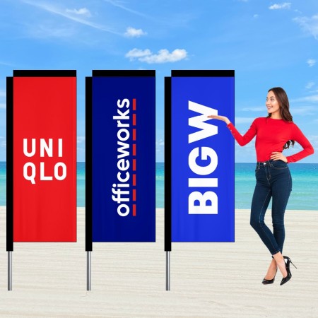 2.2M RECTANGULAR FLAG BANNER (with your design)