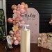 1-year birthday foamboard standee backdrop media wall