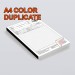 A4 NCR CARBONLESS BOOKS - COLOR - DUPLICATE