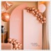 custom shape foamboard arch happy birthday backdrop