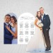custom shape wedding cut out backdrop boards