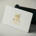 GOLD EMBOSSED BUSINESS CARD 450GSM