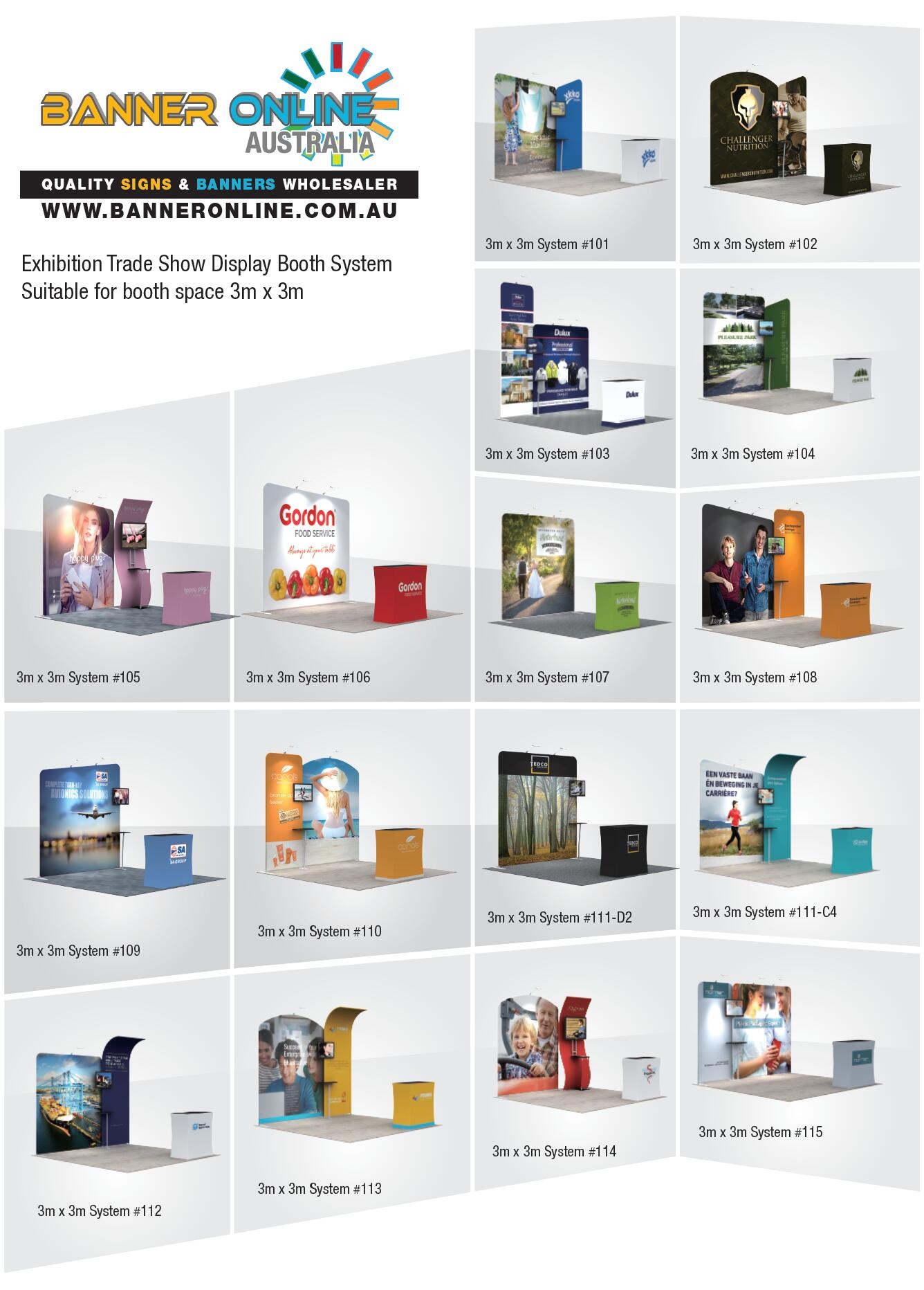 Trade Show Event Exhibition Display Booth System Media Wall